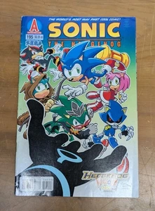 SONIC THE HEDGEHOG Key Comic #195 primera aplicación Super Scourge edición RARA edición baja tirada de impresión - Imagen 1 de 14