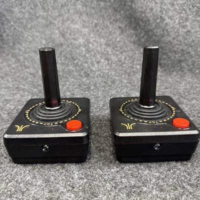 Pair of Atari Flashback Wireless Controllers Replacement P1 and P2 - Image 1 of 4