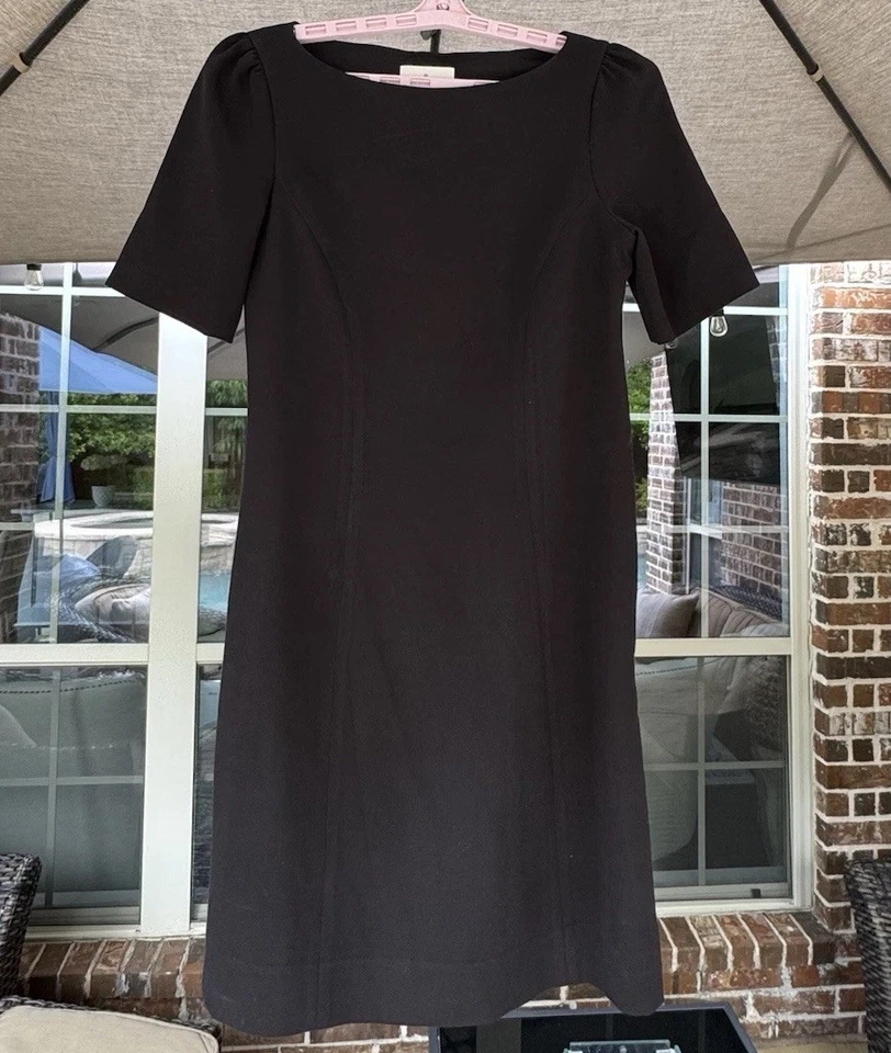 Vestido Vaina Kate Spade Mujer 8 Negro Clásico Hasta la Rodilla Negocios Carrera Foto 1 de 4