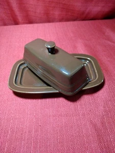Fiesta Chocolate Brown Butter Serving Dish & Lid Set - Picture 1 of 5