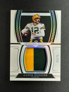 Aaron Rodgers 2022 Panini National Treasures Treasured Patches /25 #TPA-ARO - Bild 1 von 2