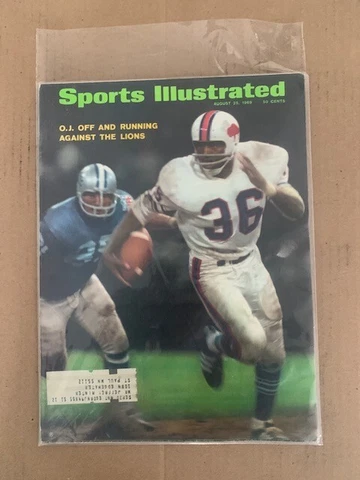 OJ Simpson ROOKIE YEAR  1969 Rare not wearing his #32 Jersey Cover