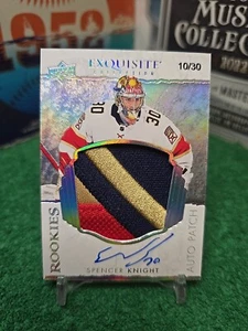2021-22 UD The Cup Exquisite Collection Rookie Auto Patch Spencer Knight /30 ๐ - Picture 1 of 10