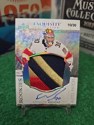 2021-22 UD The Cup Exquisite Collection Rookie Auto Patch Spencer Knight /30 🐆 - Image 1 of 4