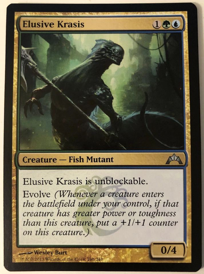 MTG Elusive Krasis Gatecrash 160 Regular Uncommon - Image 1 of 1