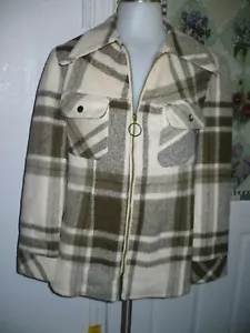 Vintage Wool Jacket, Plaid New York Macintosh, Pirate's Cove, Ladies Small - Picture 1 of 8