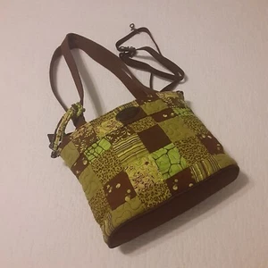 Donna scharfe gesteppte Handtasche erdige Töne perfekt für den Herbst - Bild 1 von 11