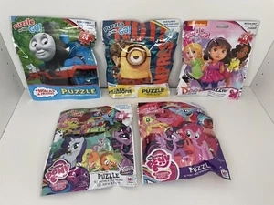 Neues Puzzle für unterwegs! Wiederverschließbare Tasche Menge 5 My Little Pony Dora Minions Thomas - Bild 1 von 12