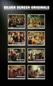 Buccaneer 8 ORIGINAL UK Front House Lobby Cards Cecil B DeMille Yul Brynner 1958