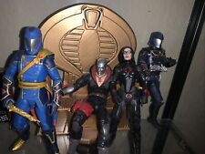 G.I. Joe Classified Lot of 4 Baroness Destro & Cobra Commander