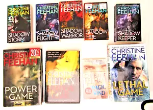 Lot 9 Christine Feehan Shadow Keeper Storm Fire Flight Power Game, Magic In Wind - Imagen 1 de 13
