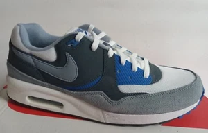 Nike Sz 12 Air Max Light Essential White Gray Blue 631722-109 Sneaker Men's Def - Picture 1 of 8