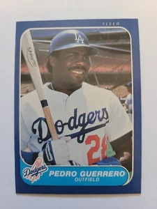 1986 FLEER PEDRO GUERRERO #130 NM - Picture 1 of 1