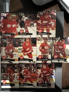 1991-92 Pro Set Detroit Red Wings 10 Card Team Lot - Picture 1 of 1