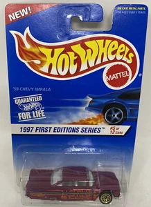 1997 Hot Wheels #517 First Editions ‘59 Chevy Impala Magenta - Picture 1 of 5