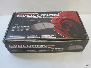 Power Stop Z23-1322 Front Carbon Fiber + Ceramic Disc Brake Pad Set w/Hardware - Picture 1 of 4
