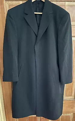 Hugo Boss Modelo Plateado Gris Oscuro Top Abrigo o Traje Largo Abrigo, Lana + Nylon, 40 Foto 1 de 4