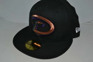 NEW ERA ARIZONA DIAMONDBUCKS GREY BOTTOM  FITTED Cap 59FIFTY MLB AUTHENTIC - Picture 1 of 4