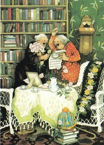 Tarjeta: Inge Löök - Mujeres cantando / Librería / Nº 31 - Imagen 1 de 1