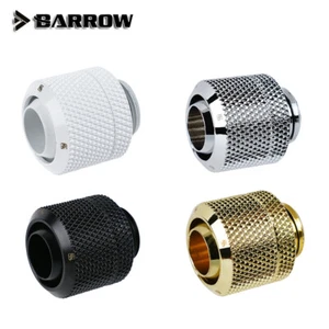 2 PCS BARROW Water Cooling Compression Fitting ID: 3/8 9.5mm x OD :1/2 12.7mm - Photo 1/12