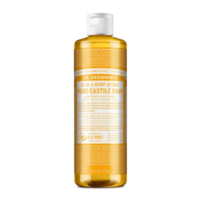 💚 Dr. Bronner Bio Zitrus Rein-Kastilien Flüssigseife 473ml