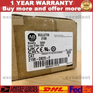 Allen-Bradley 2198-DB20-F 480VAC 42A NSMP 2198DB20F NEW US Free Tax - Imagen 1 de 4