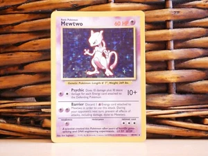 Pokemon MEWTWO 10/102 | HOLO RARE | LP Light Play | Base Set | 1999 - Picture 1 of 4