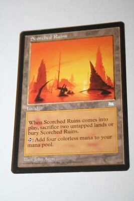 MTG Magic The Gathering Weatherlight Scorched Ruins NM Unplayed English! 2 of 5! - Image 1 of 2