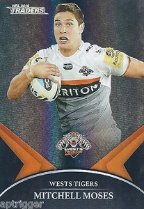 2016 NRL Traders Black Parallel Special (PS078) Mitchell MOSES Wests Tigers - Picture 1 of 1