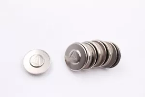 10x ROUND Magnetic Badge 13mm 3M Foam S/Adh | Strong Circular Neo Badge Magnet - Picture 1 of 3