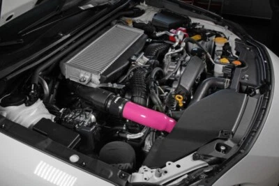 Perrin Pink Aluminum Charge Pipe For 2015-2021 Subaru WRX 14-17 Forester XT  - Image 1 of 4