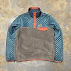 Patagonia Women’s Snap-T Sherpa Pullover Quilted Crater Blue Size Medium
