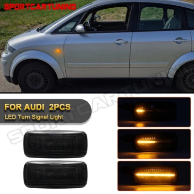 Sequential LED Side Marker Light For Audi 94-01 A4 B5 96-03 A3 97-05 A6 C5 TT A2 - Image 1 of 4