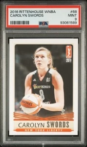 2016 Rittenhouse WNBA PSA 9 Carolyn Swords New York Liberty Boston College Eagle - Picture 1 of 2