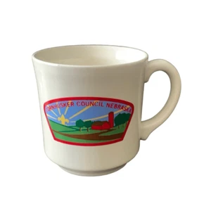 Vintage Boy Scouts Cornhusker Council Nebraska Coffee Tea Mug BSA - Picture 1 of 10