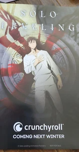 2023 SDCC COMIC CON EXCLUSIVE CRUNCHYROLL ANIME POSTER SOLO LEVELING 11" x 17" - Picture 1 of 1