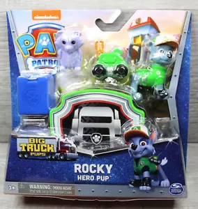 Nickelodeon Paw Patrol ROCKY Hero Pup Big Truck Pups nuovo in confezione - Foto 1 di 4