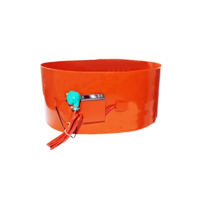 Pantalla digital hágalo usted mismo tambor de aceite goma de silicona correa de calefacción tanque de gas de aceite calentador Foto 1 de 4