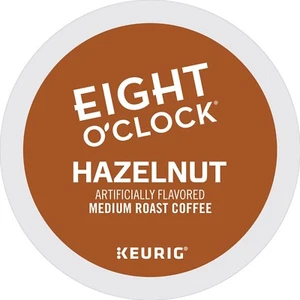 Vainas de café de avellana a las ocho en punto 24 a 144 unidades taza Keurig K elige cualquier tamaño - Imagen 1 de 2