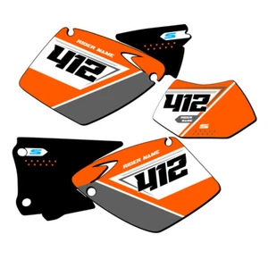 EXC SG65  Custom MX Number Plates Senge Graphics Kit Compatible with KTM - Picture 1 of 37