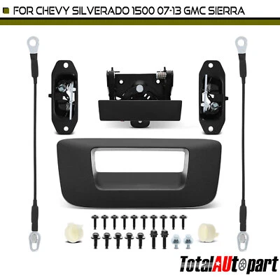 Kit de reconstrucción de herrajes de puerta trasera de metal con cable para Chevrolet Silverado 1500 07-13 Foto 1 de 4