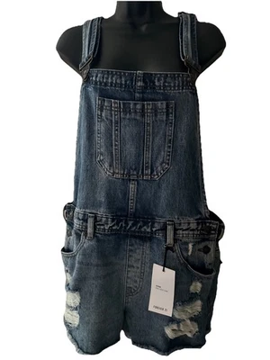 Pantalones cortos de mezclilla Forever 21 Distressed talla 29 Foto 1 de 4