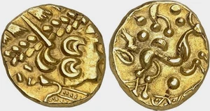 Gallische Münze - Statère Ambiani Biface - SUP - Bild 1 von 1