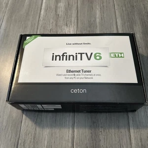 Ceton infiniTV 6 ETH Ethernet CableCARD Network Tuner Cable TV infiniTV6 - Picture 1 of 10