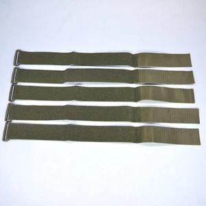 5 Leviton Hook and Loop Patch Cord Cable Vertical Tie Straps 3"-9" 45224-RCS - Afbeelding 1 van 4