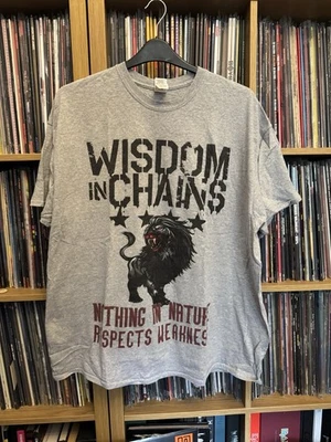 Wisdom In Chains Xxl 2lx T-shirt (NYHC Agnostic Front Blood For Blood Haywire) - Image 1 of 4