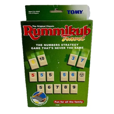 Rummikub Travel Original Classic Game Vintage Portable 1995 Brand New Open Box - Image 1 of 4