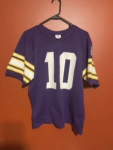Vintage Minnesota Vikings Fran Tarkenton #10 Rawlings Jersey L NFL Rare Football - Bild 1 von 11