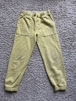 Mini Boden Kids Yellow Sweatpants Size 7 - Image 1 of 4
