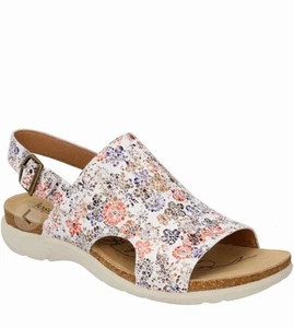 Sandali Josef Seibel Riley 07 in pelle multi stampa taglia 4/37 prezzo consigliato £ 74,95 nuovi - Foto 1 di 6